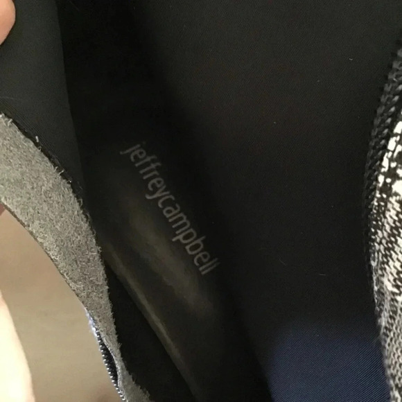 💗 Jeffrey Campbell plaid block heel booties Sz 8.5 - Picture 7 of 7